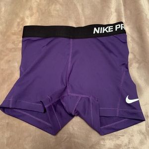 Nike Pros Purple Spandex